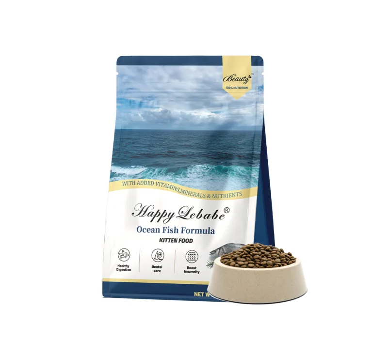 Kitten dry food, deep sea fish